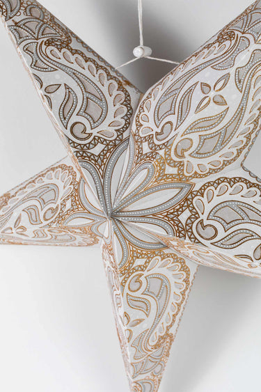3D Paisley Paper Star