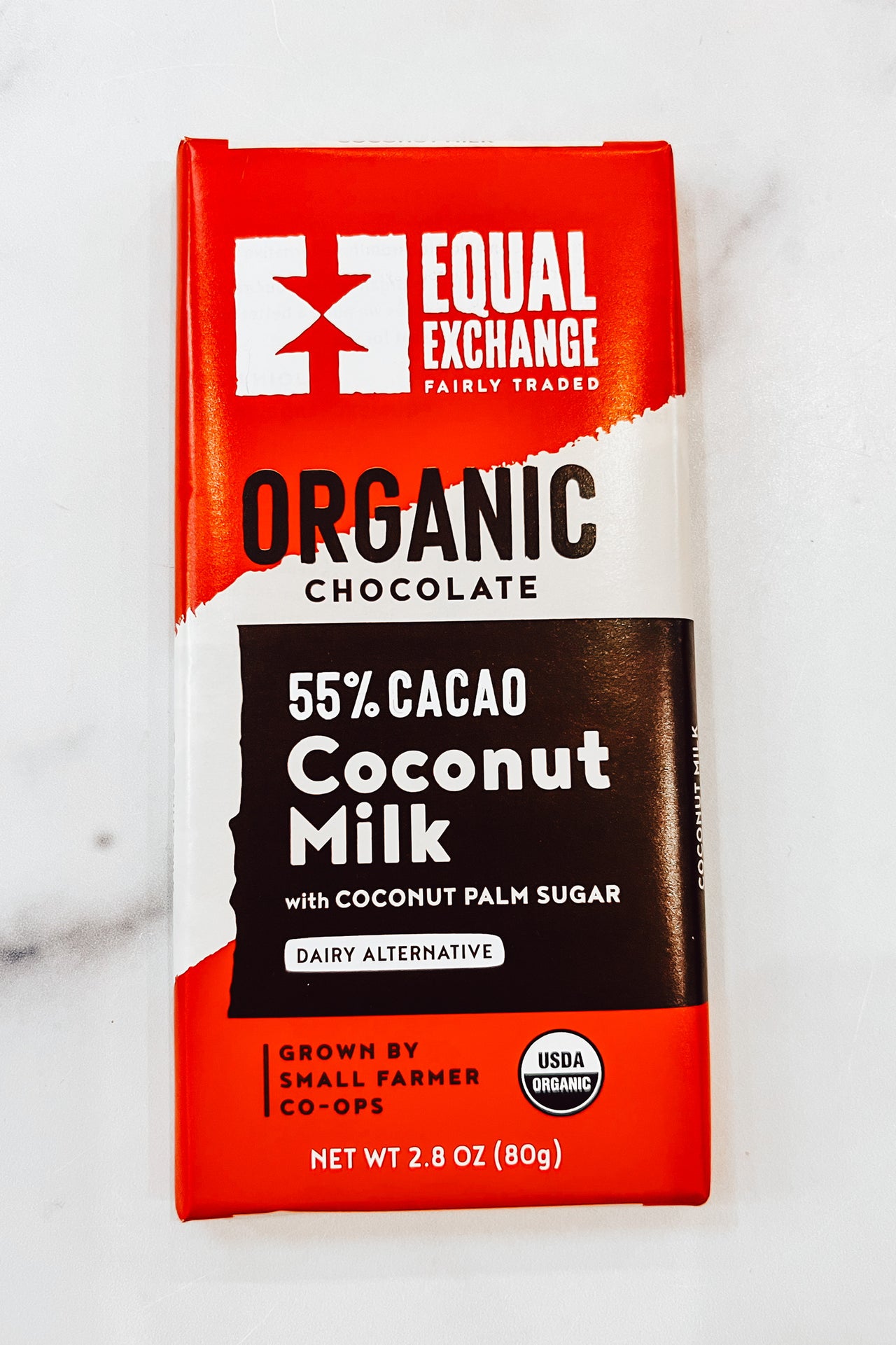 Organic Coconut Milk Chocolate Bar