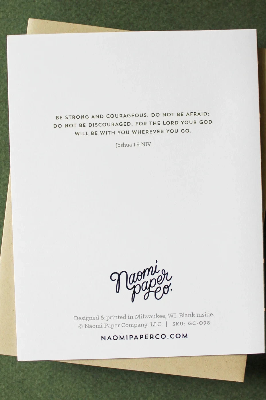 Single Naomi Paper Cards