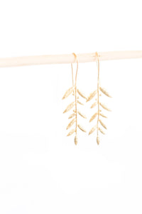 Thumbnail for Leaves of Gold Earrings