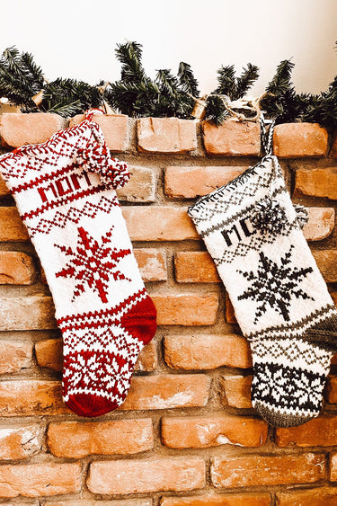 Heirloom Silver Bells Custom Stockings - Handmade for you