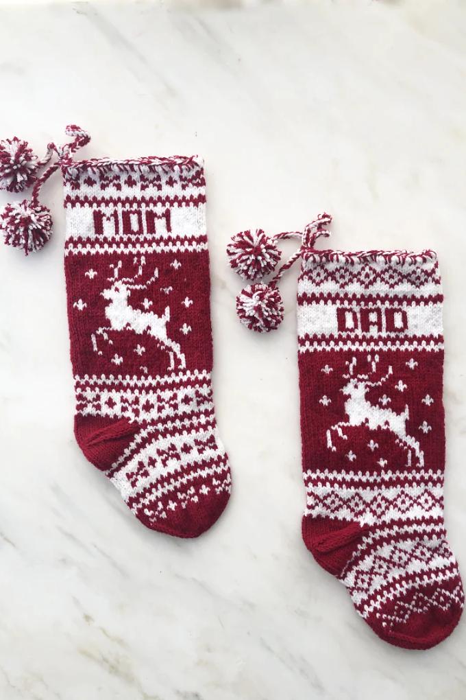 Heirloom Classic Christmas Custom Stockings - Handmade for you