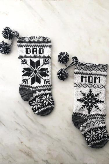 Heirloom Silver Bells Custom Stockings - Handmade for you