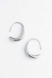 Thumbnail for Crescent Moon Thread Drop Earrings