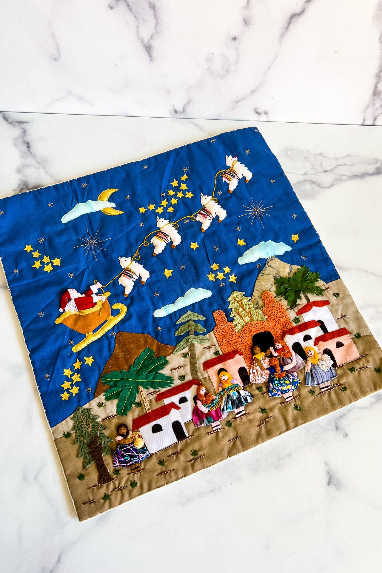 Christmas Fabric Art