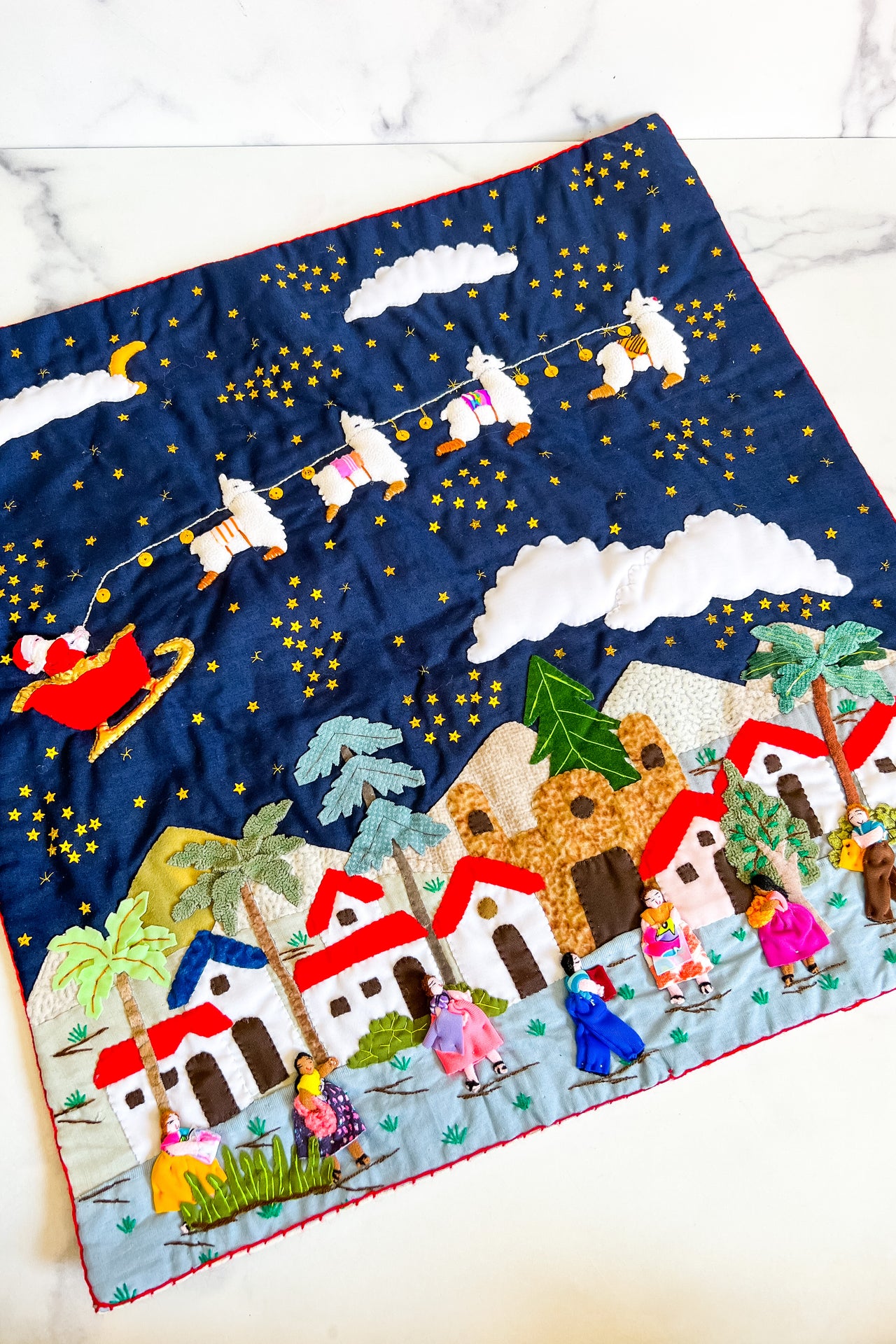 Christmas Fabric Art