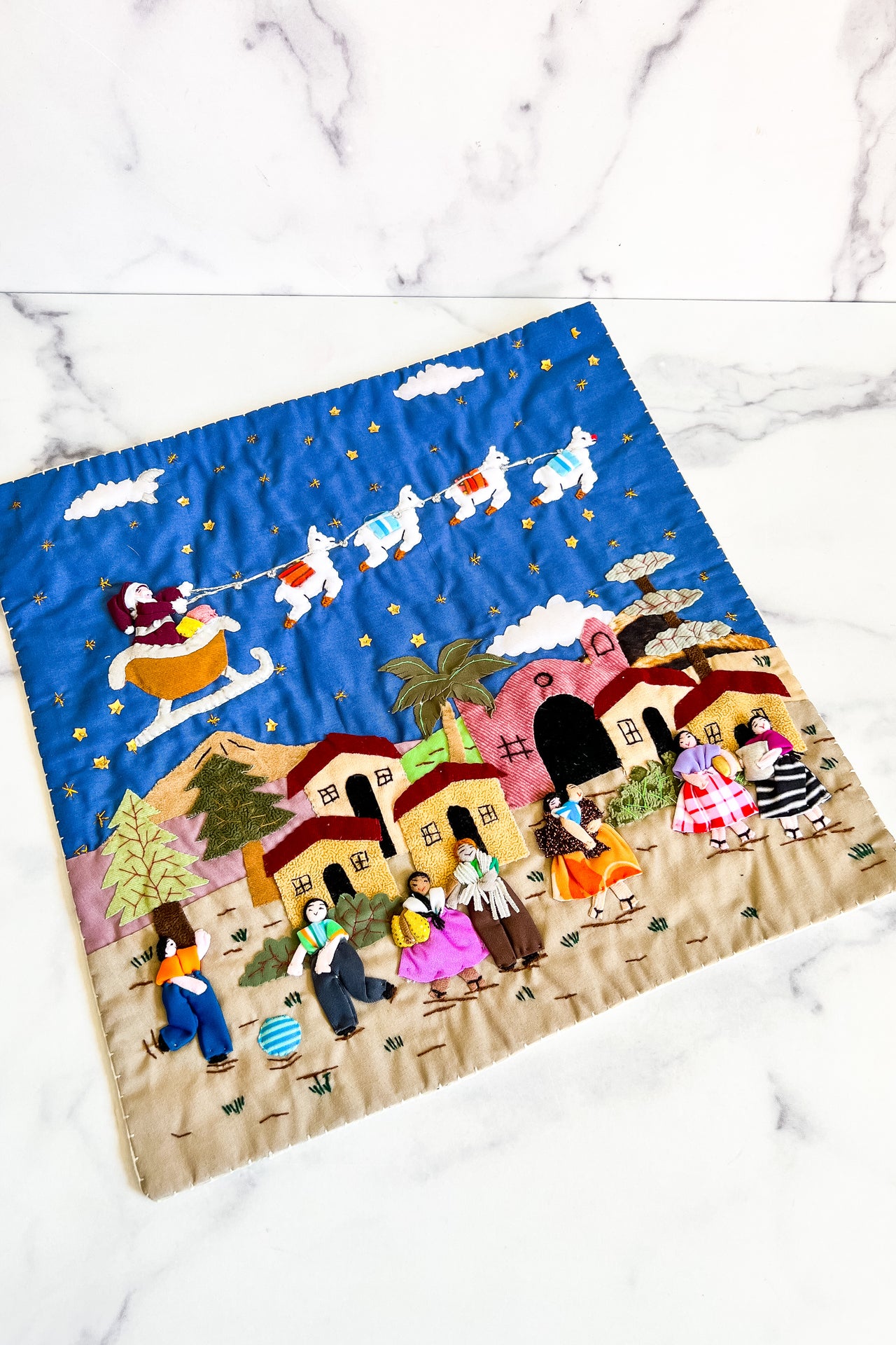 Christmas Fabric Art