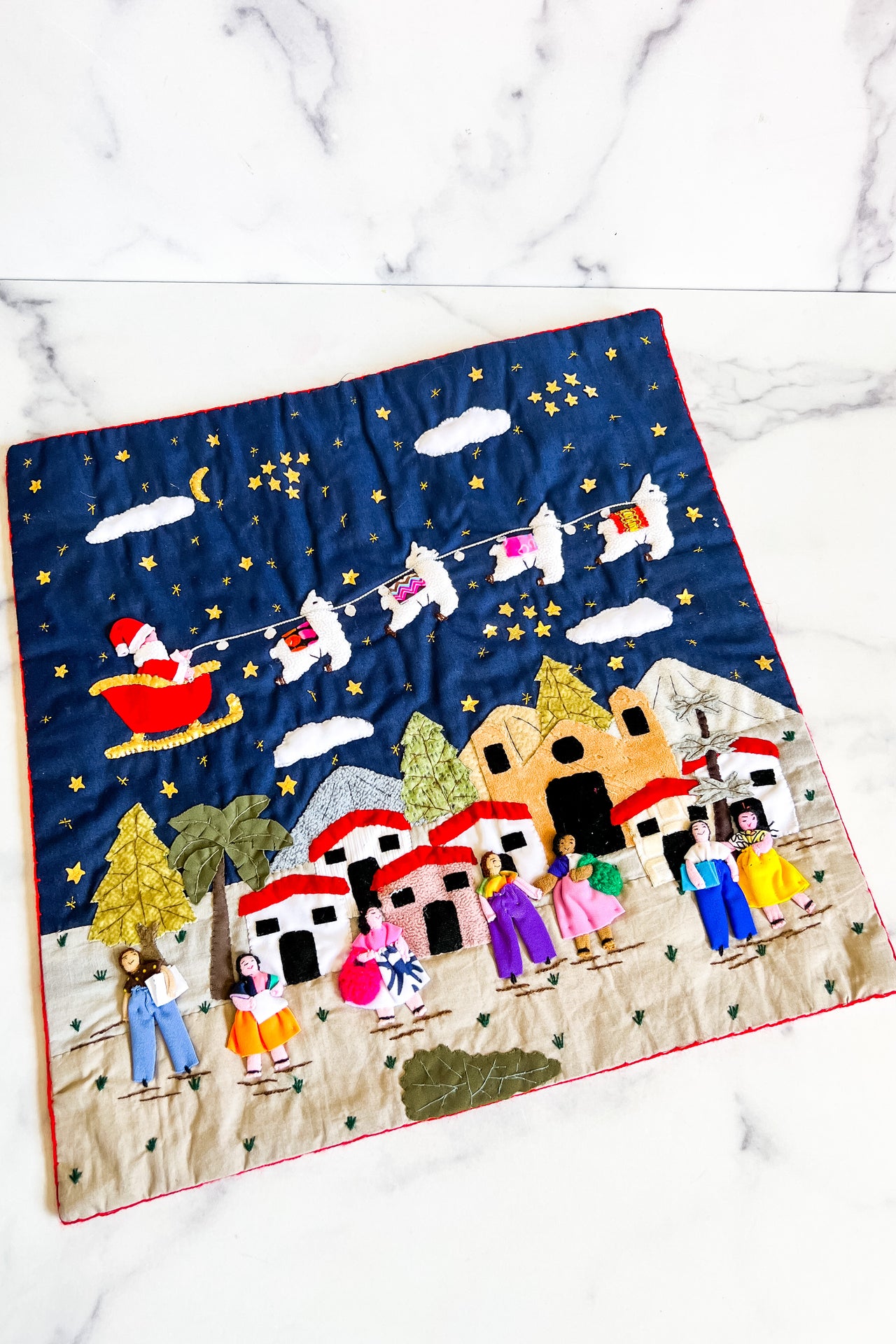 Christmas Fabric Art