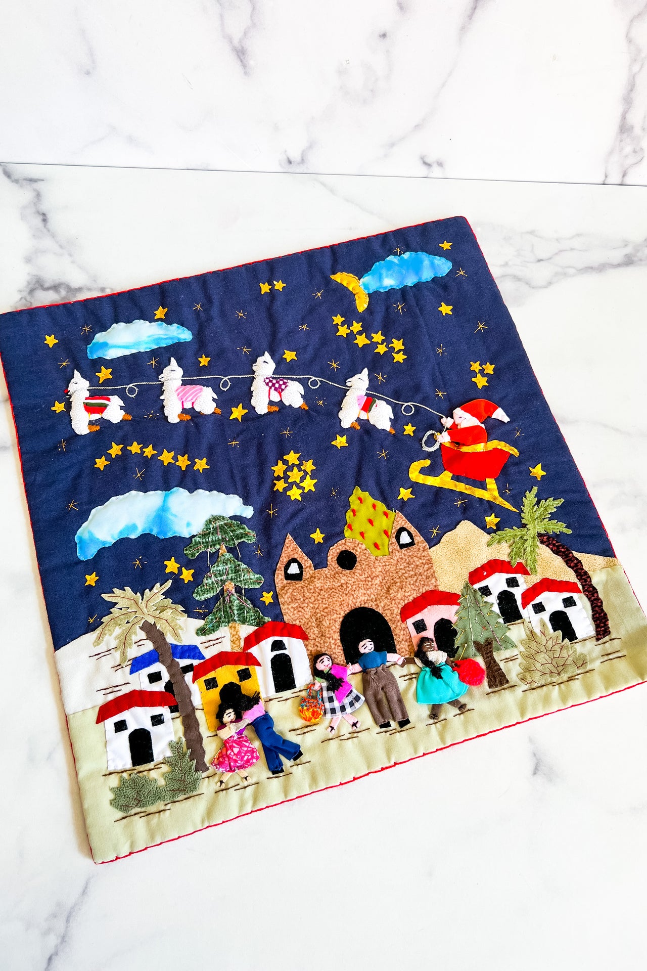Christmas Fabric Art