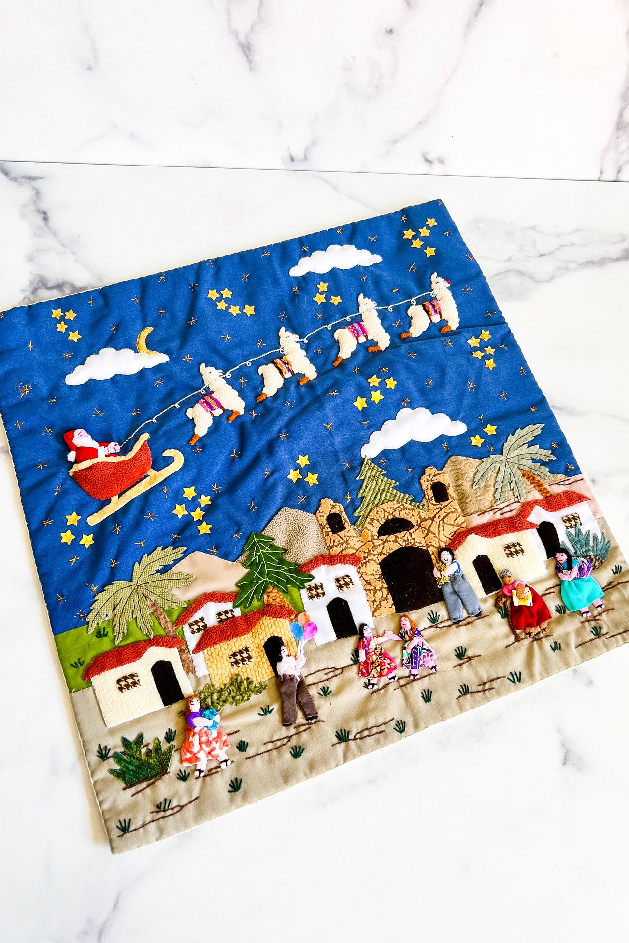 Christmas Fabric Art