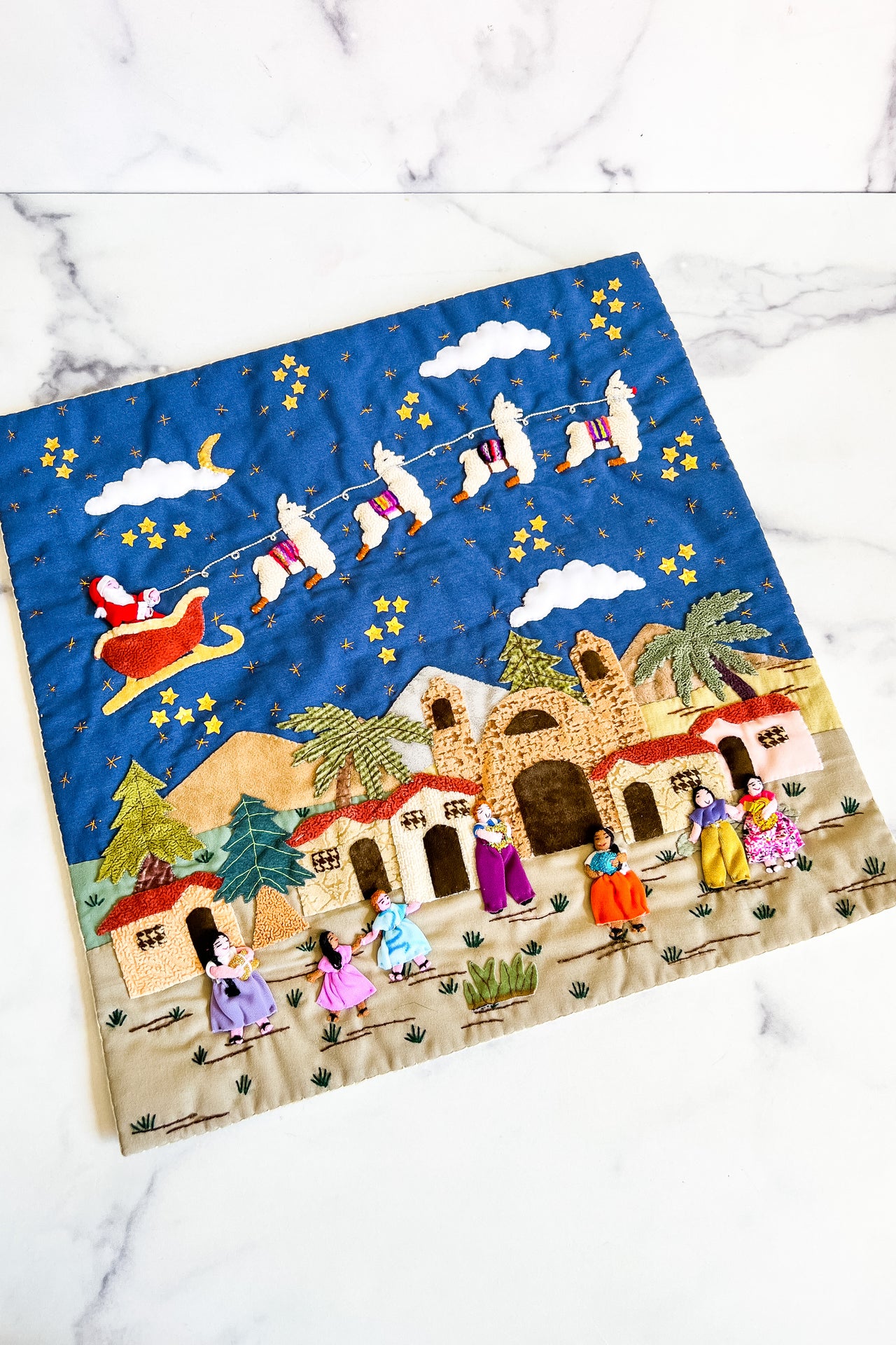 Christmas Fabric Art