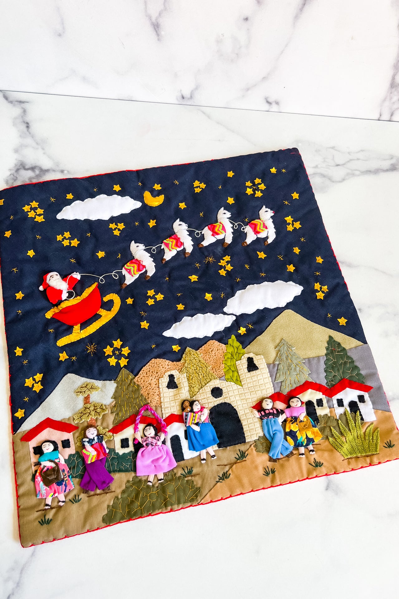 Christmas Fabric Art