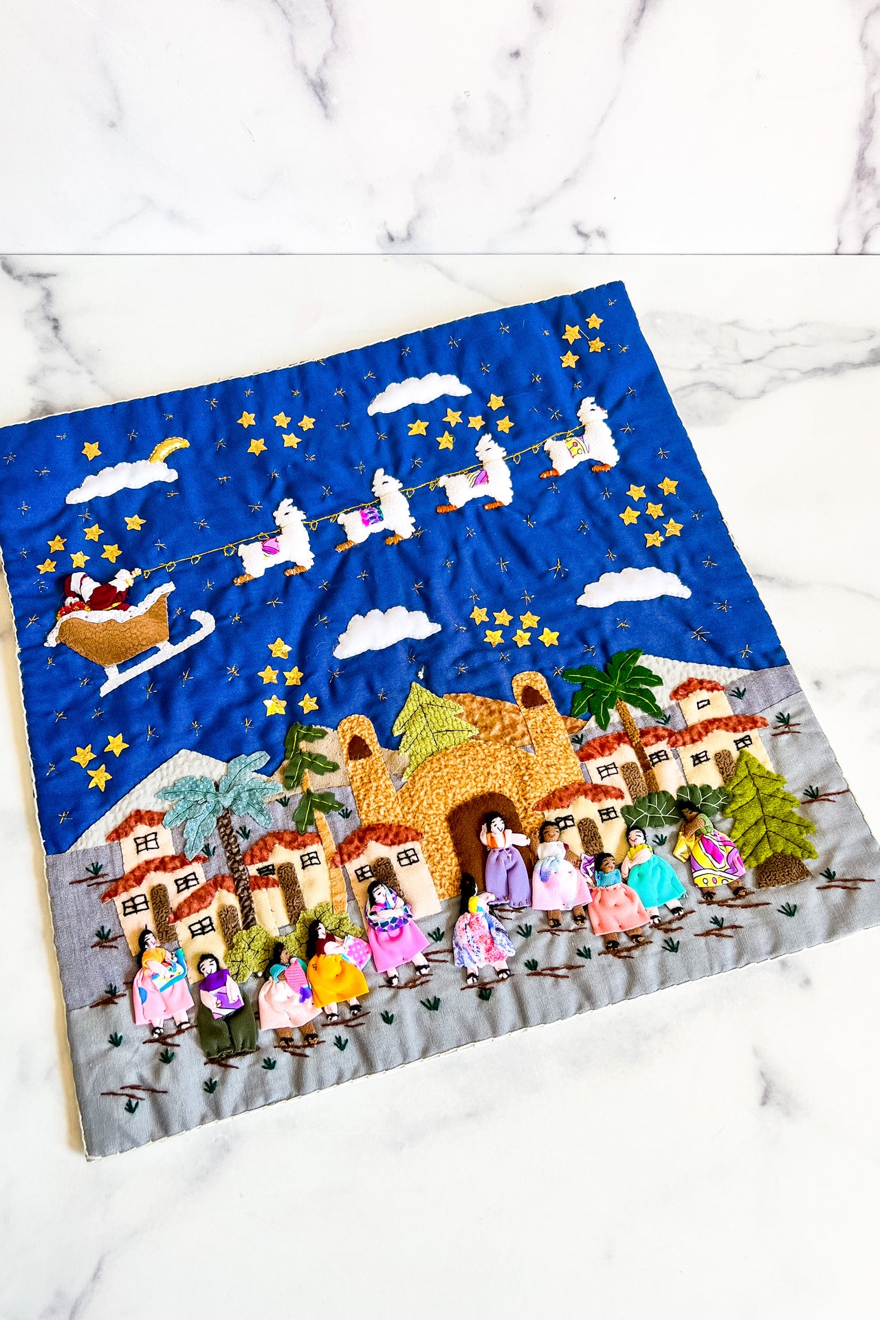 Christmas Fabric Art