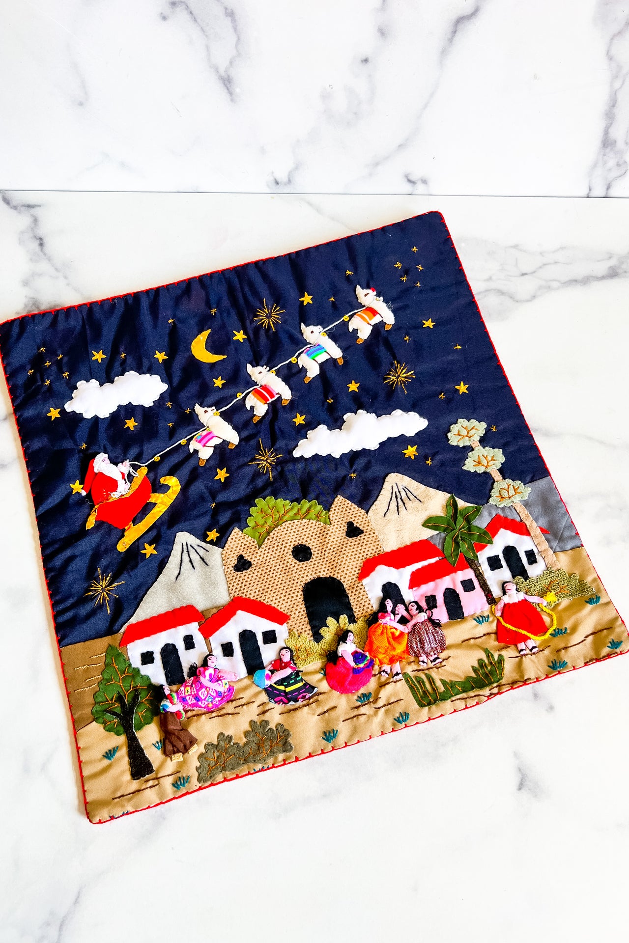 Christmas Fabric Art