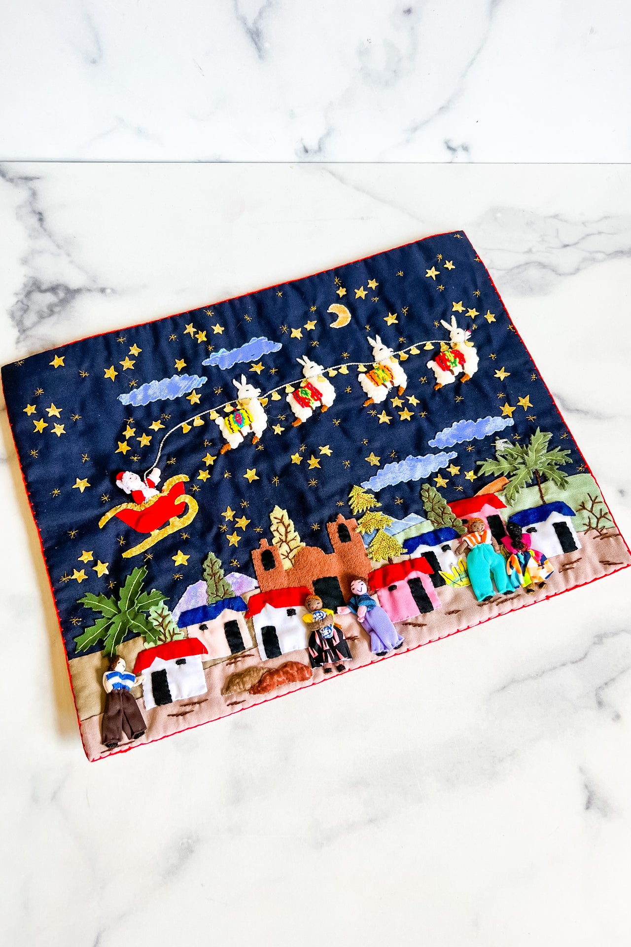 Christmas Fabric Art
