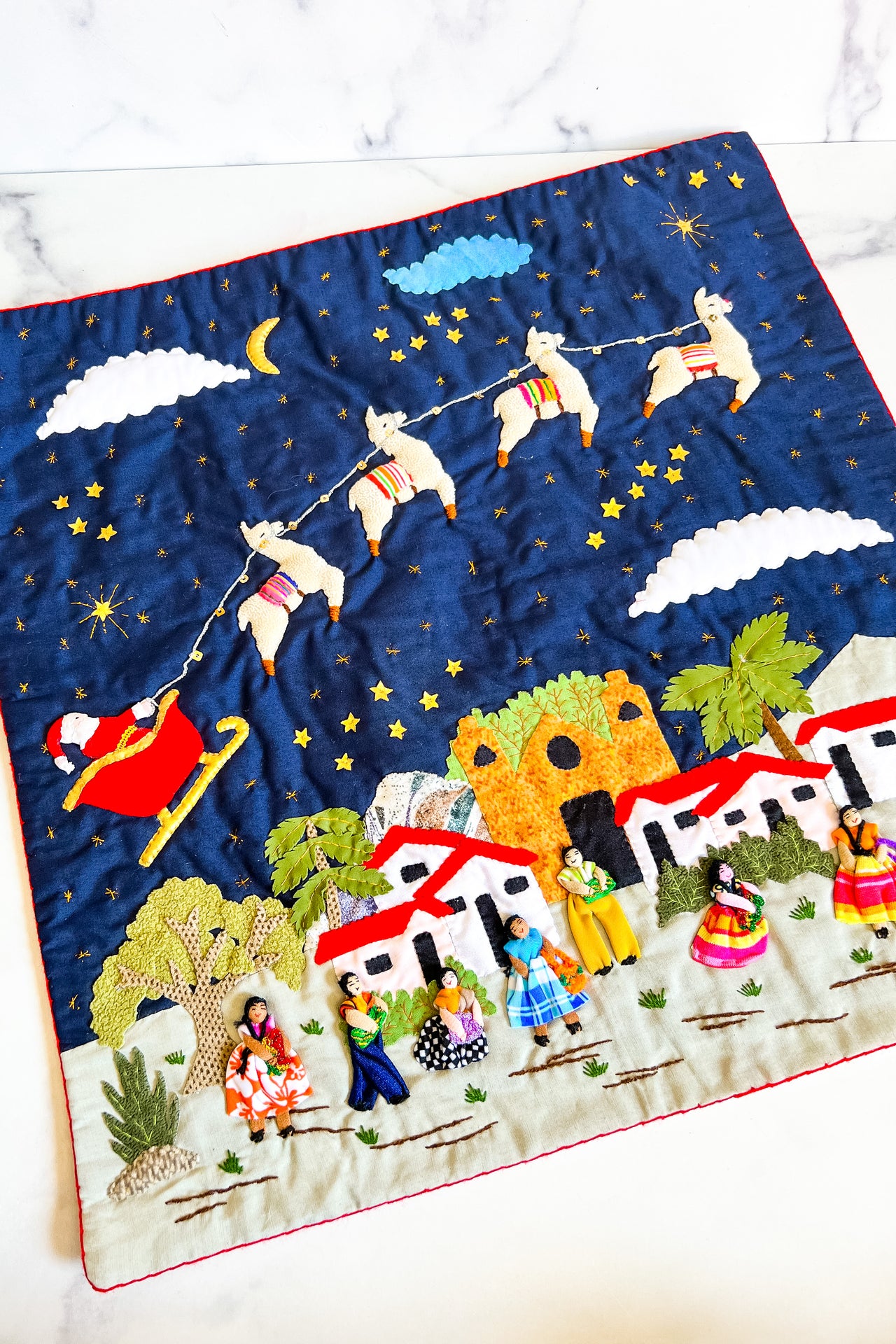 Christmas Fabric Art