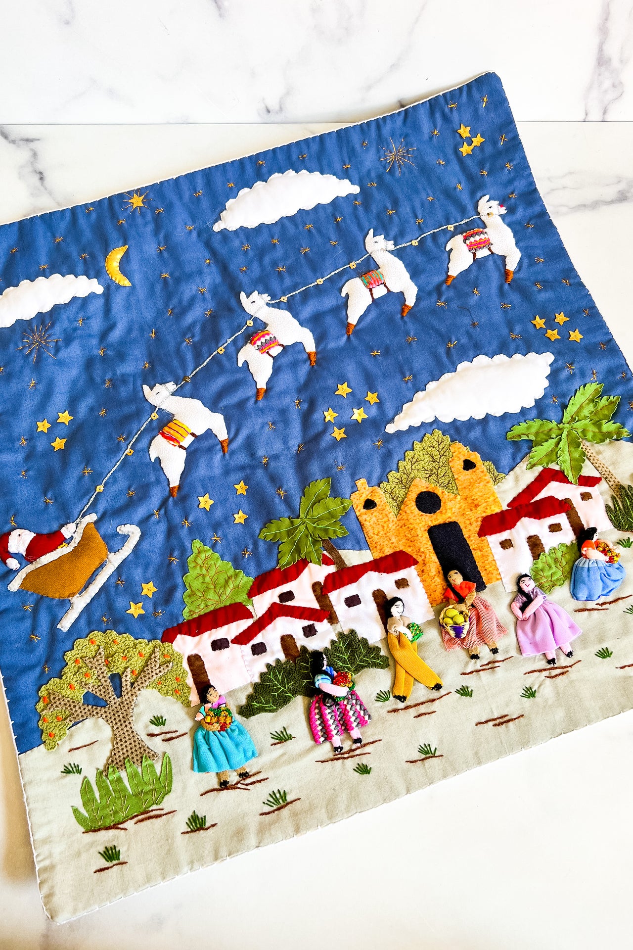 Christmas Fabric Art