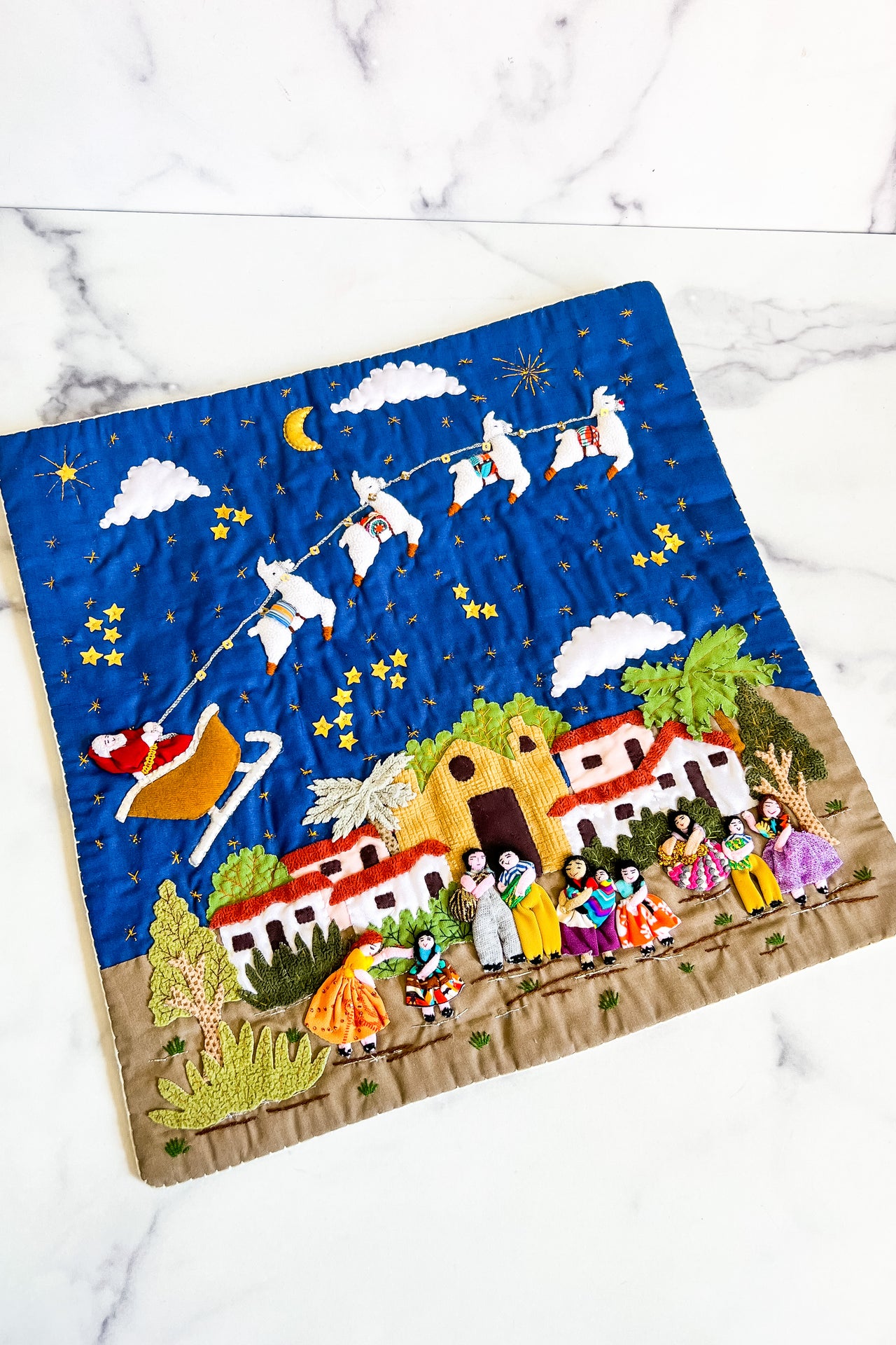 Christmas Fabric Art