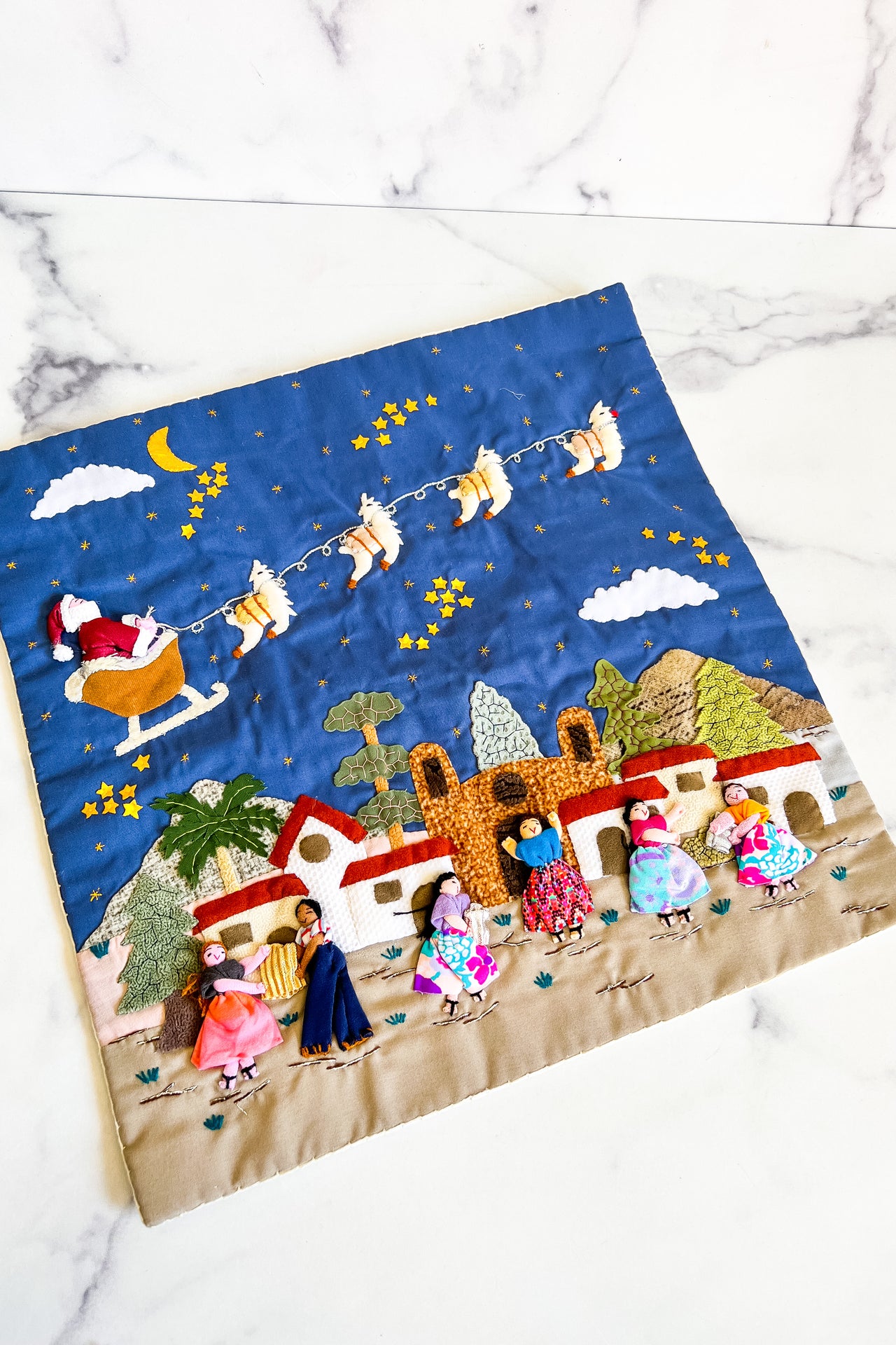 Christmas Fabric Art