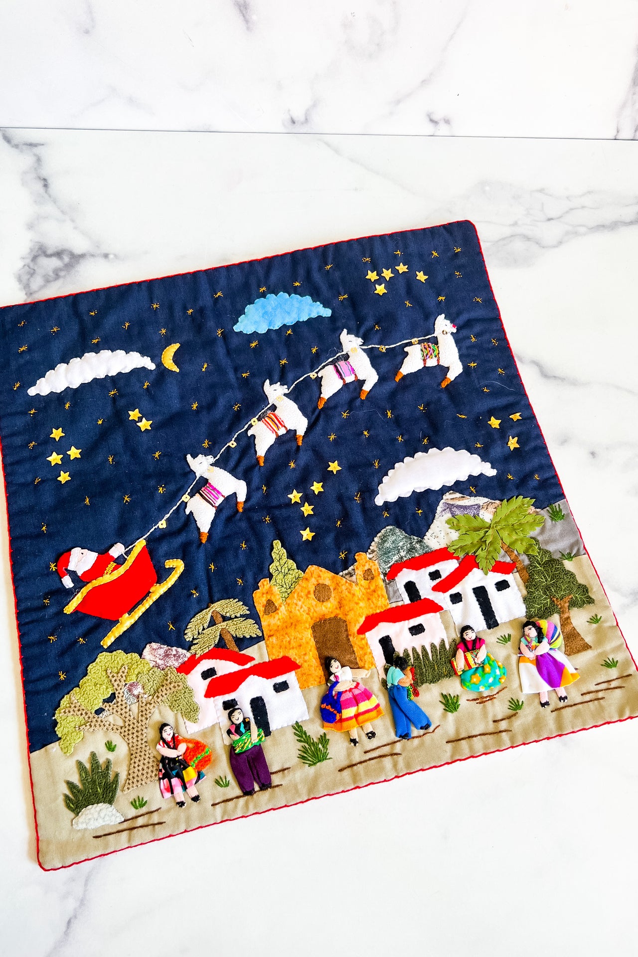 Christmas Fabric Art