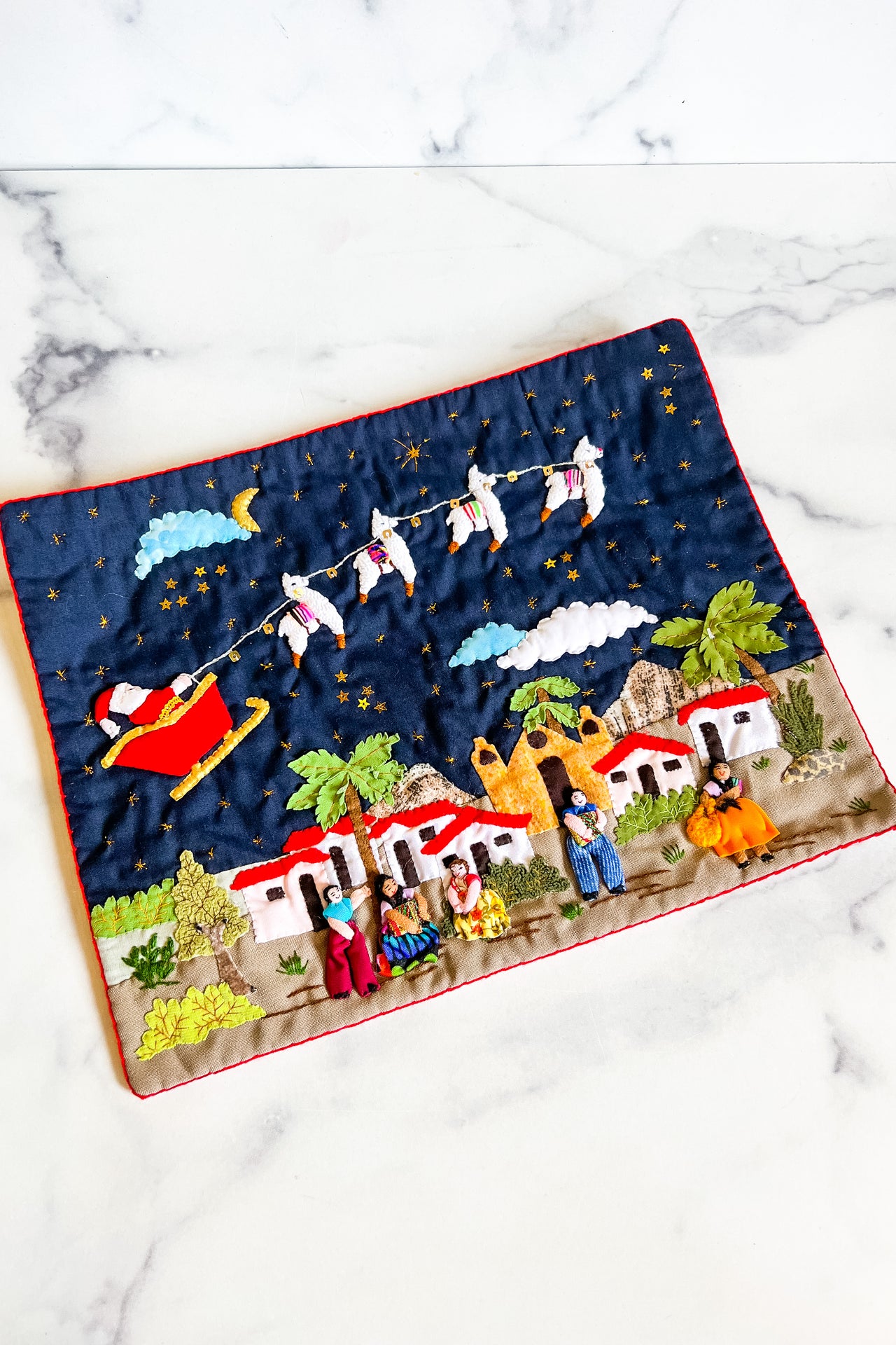 Christmas Fabric Art