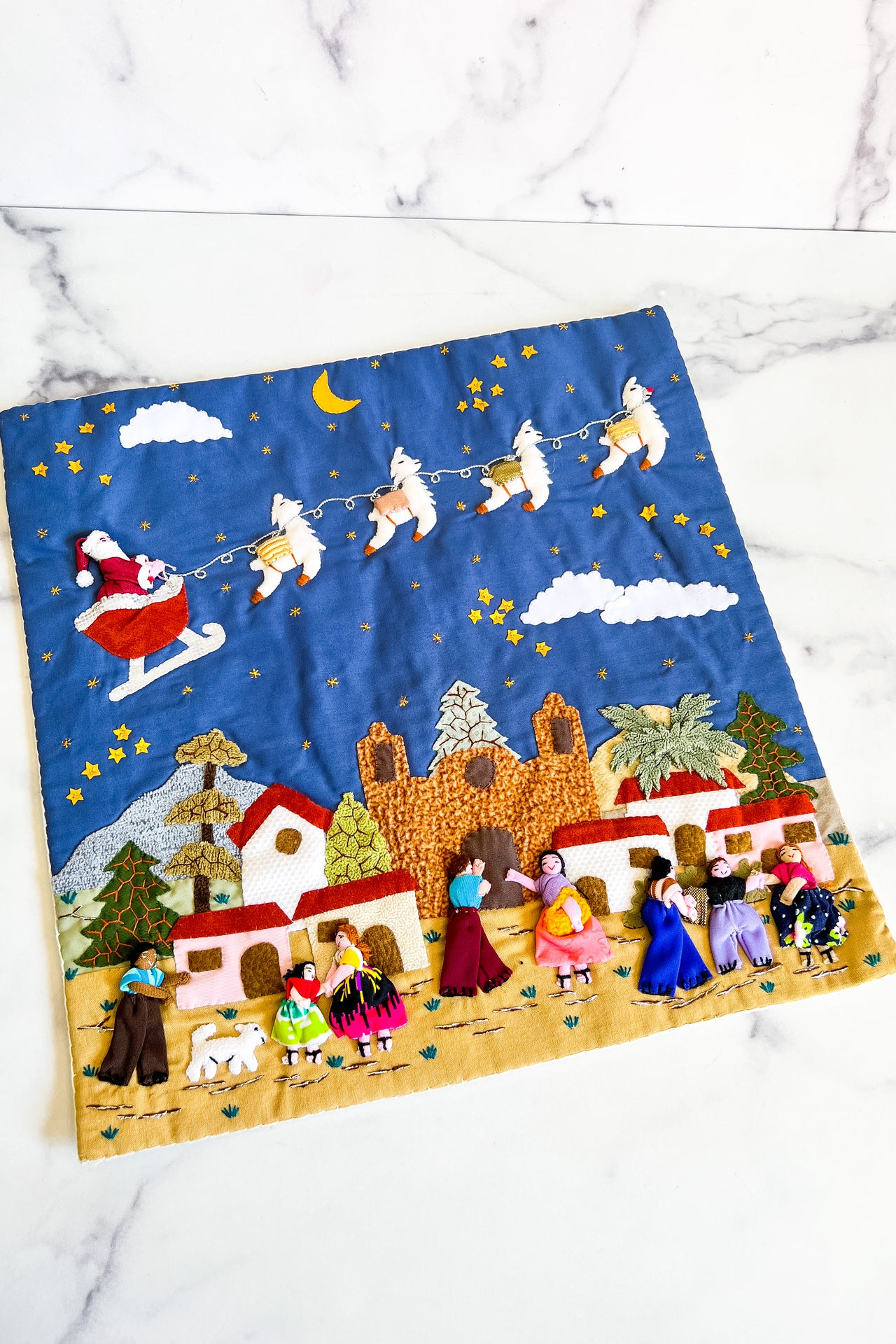 Christmas Fabric Art