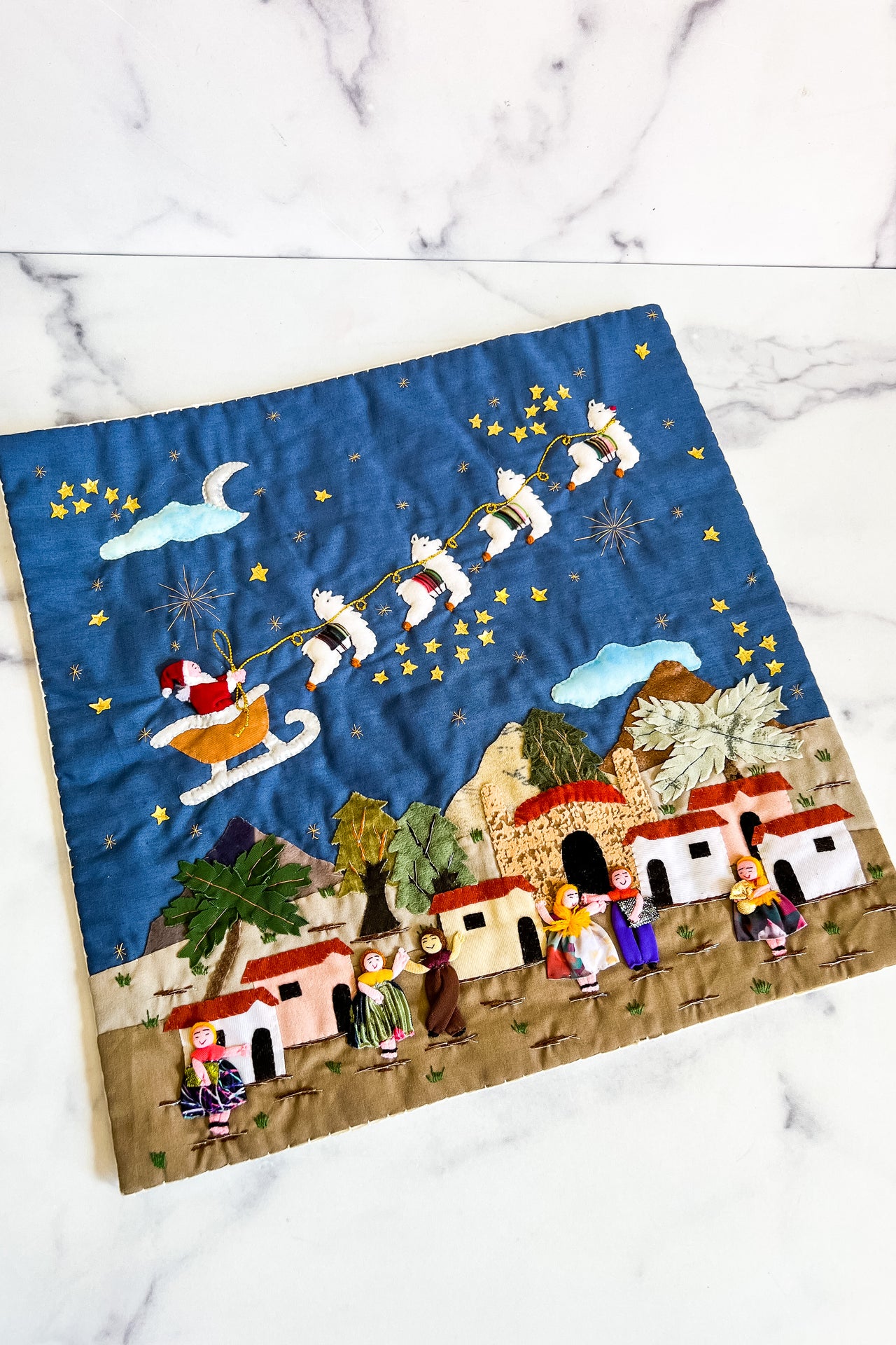 Christmas Fabric Art