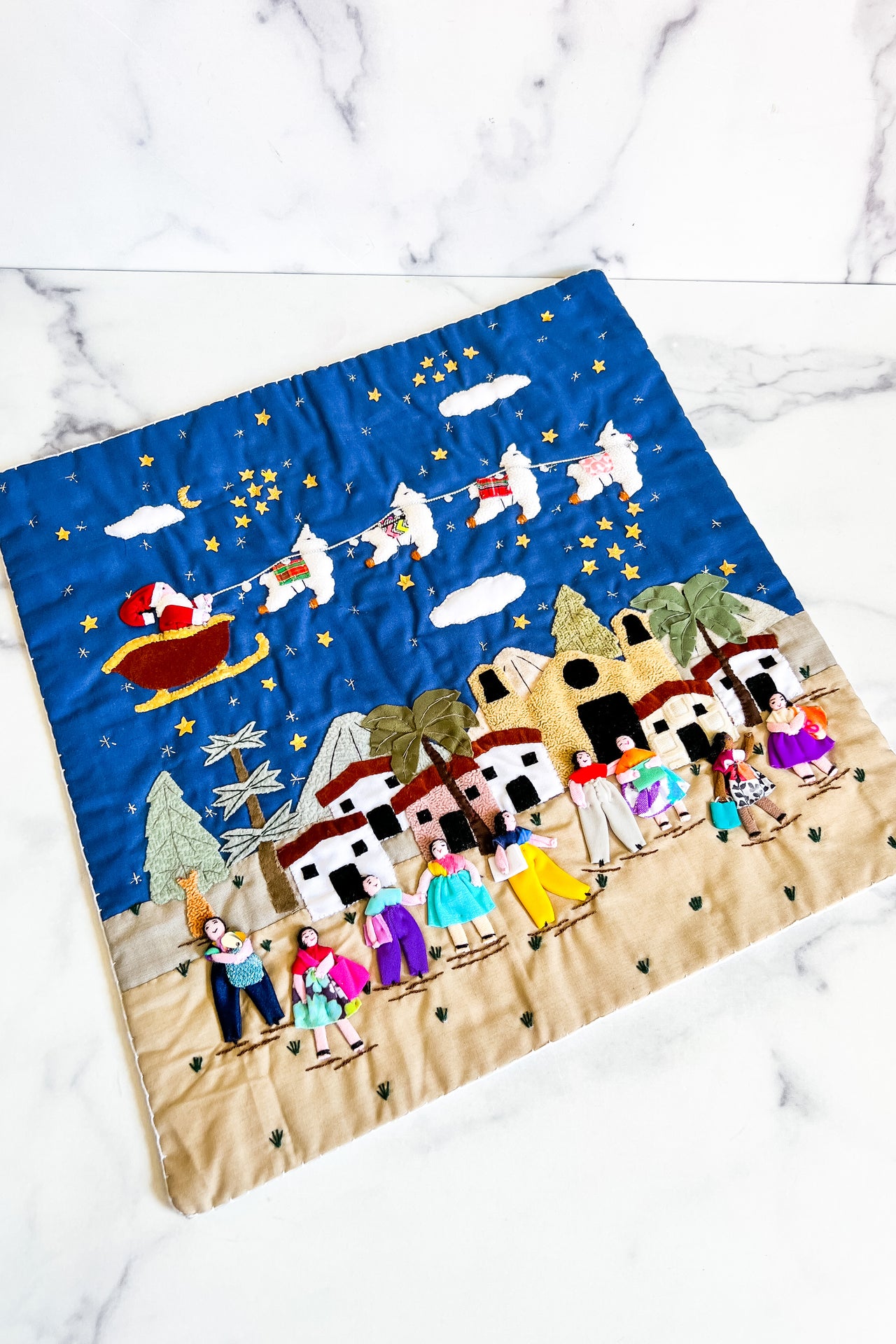 Christmas Fabric Art