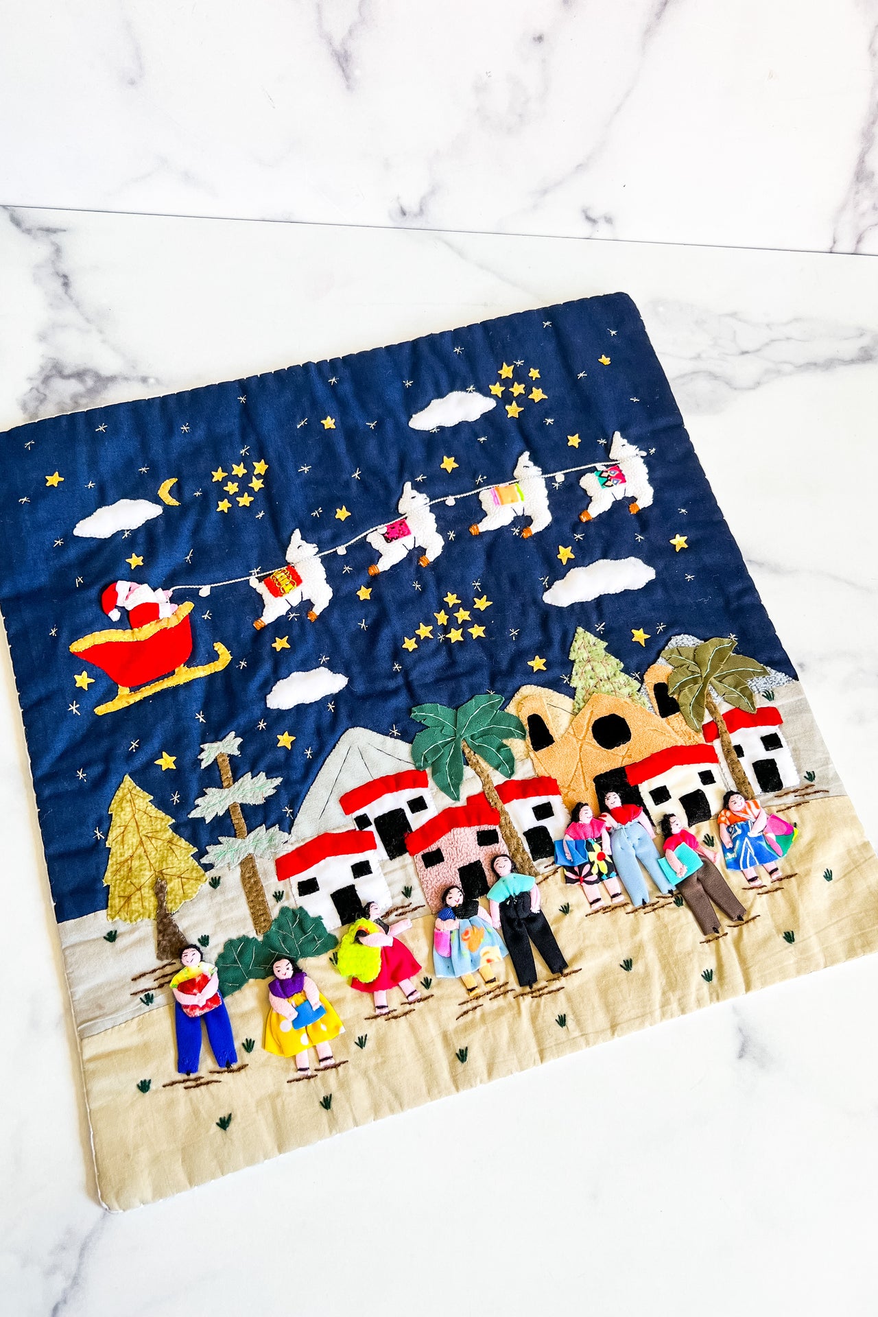 Christmas Fabric Art