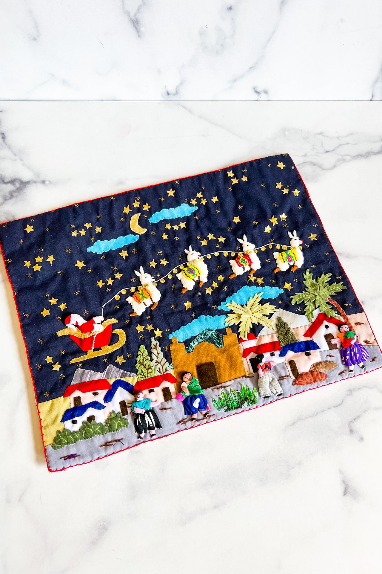 Christmas Fabric Art