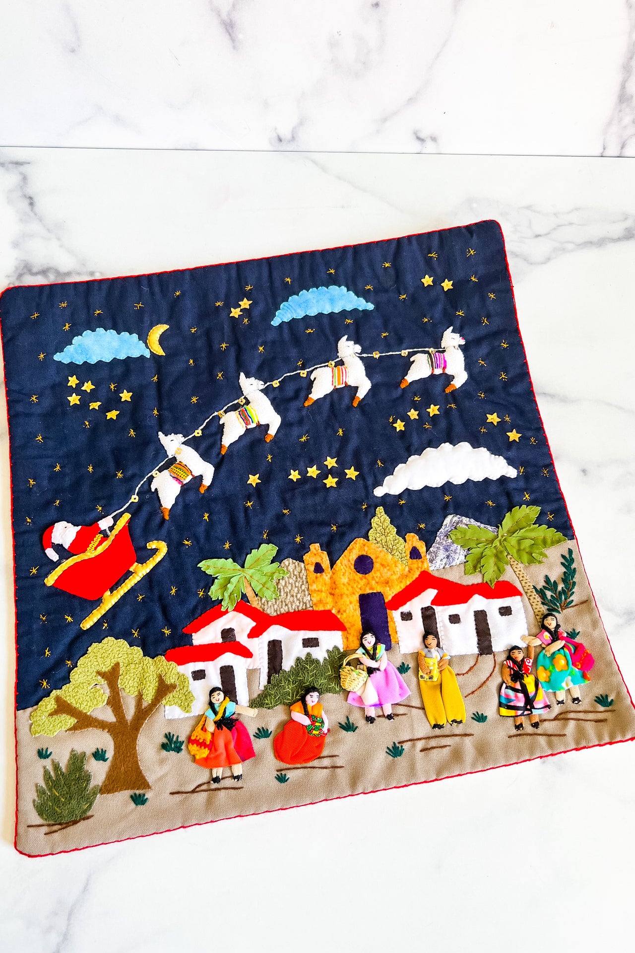 Christmas Fabric Art