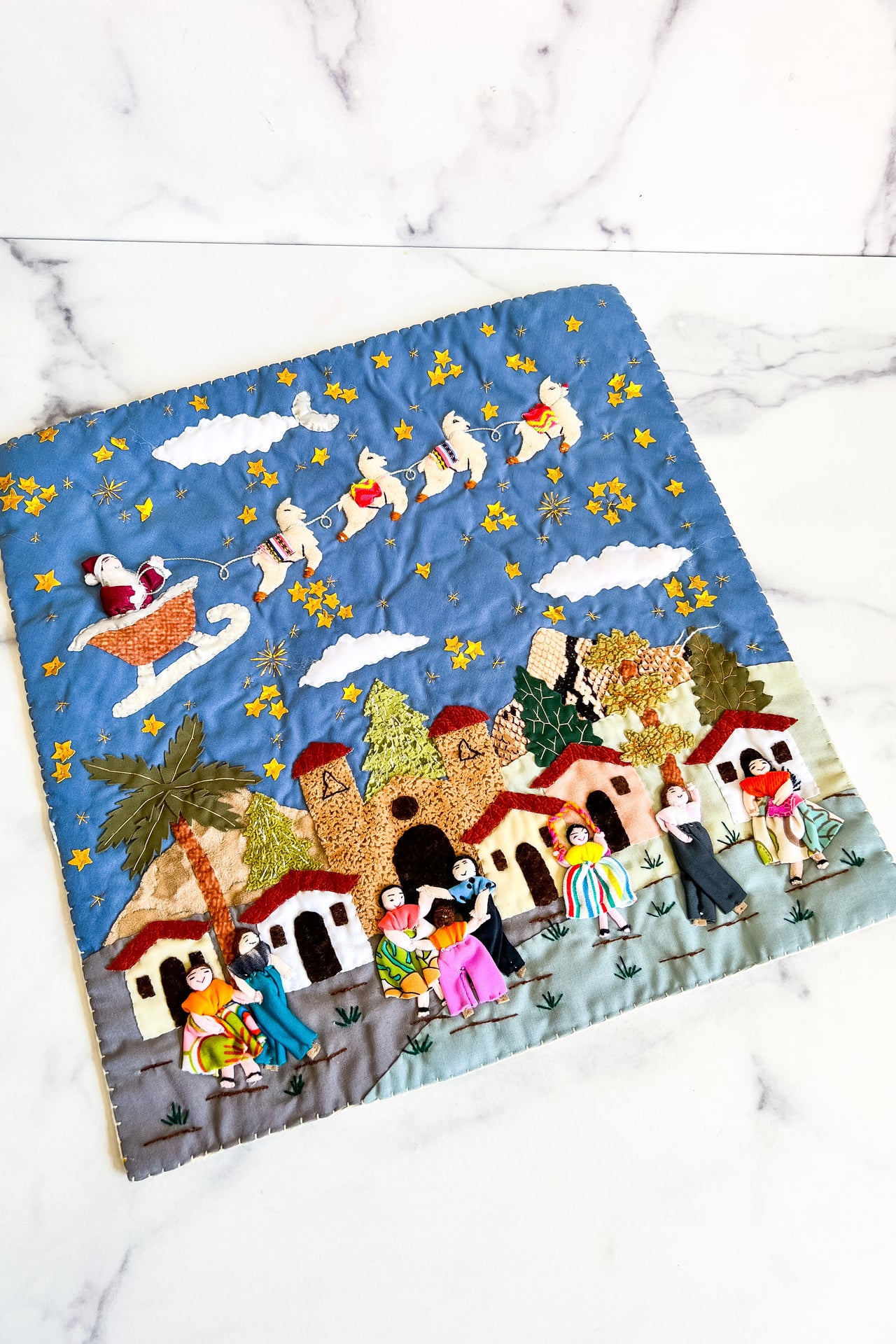 Christmas Fabric Art