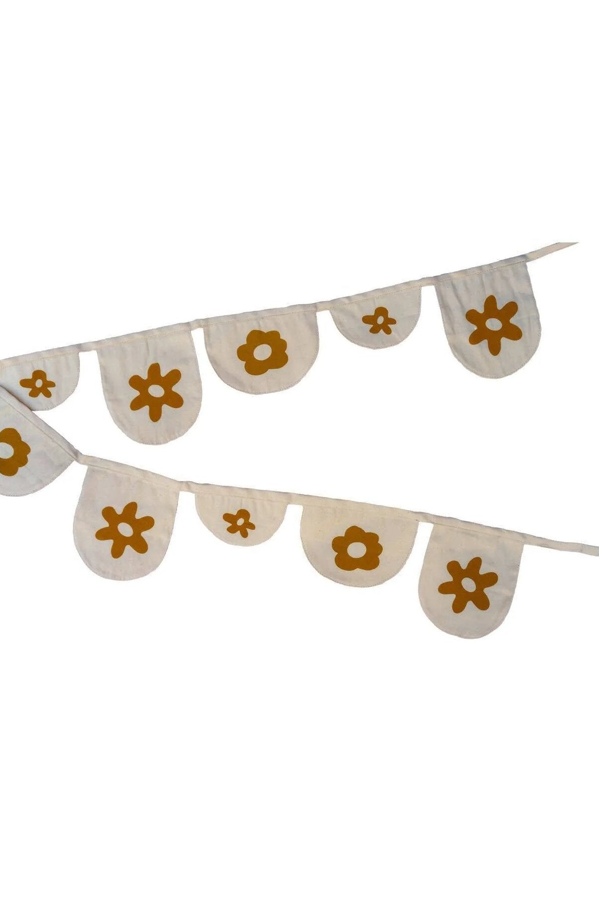 Scalloped Bloom Canvas Bunting