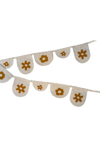 Thumbnail for Scalloped Bloom Canvas Bunting