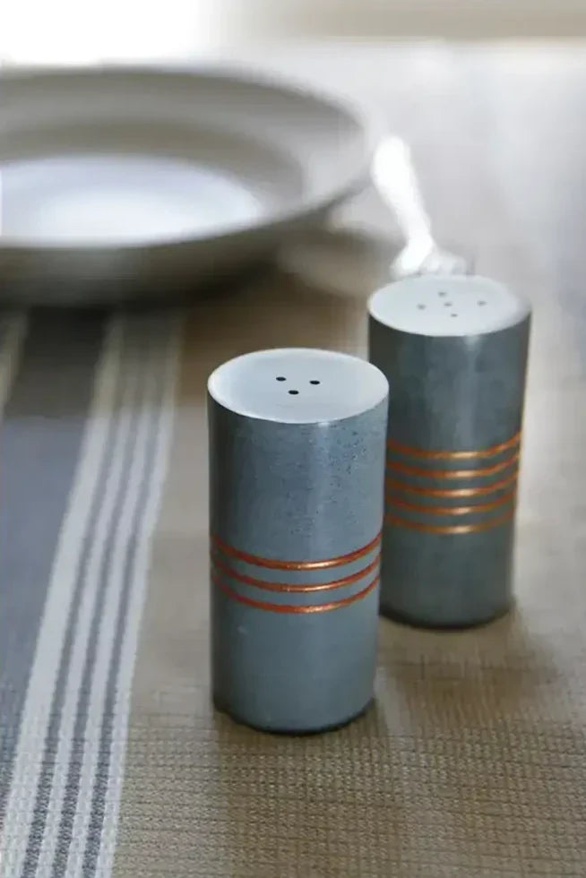 Stone Salt & Pepper Shakers