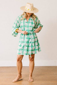 Thumbnail for Viridian Tile Pippa Dress