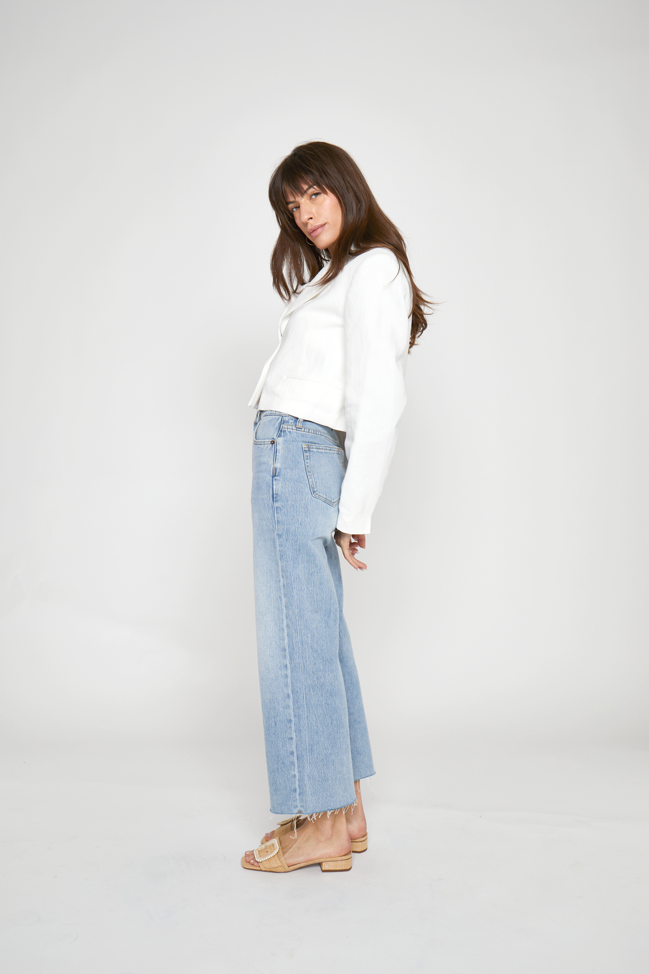 Aberdeen Ankle Crop High Rise Jean
