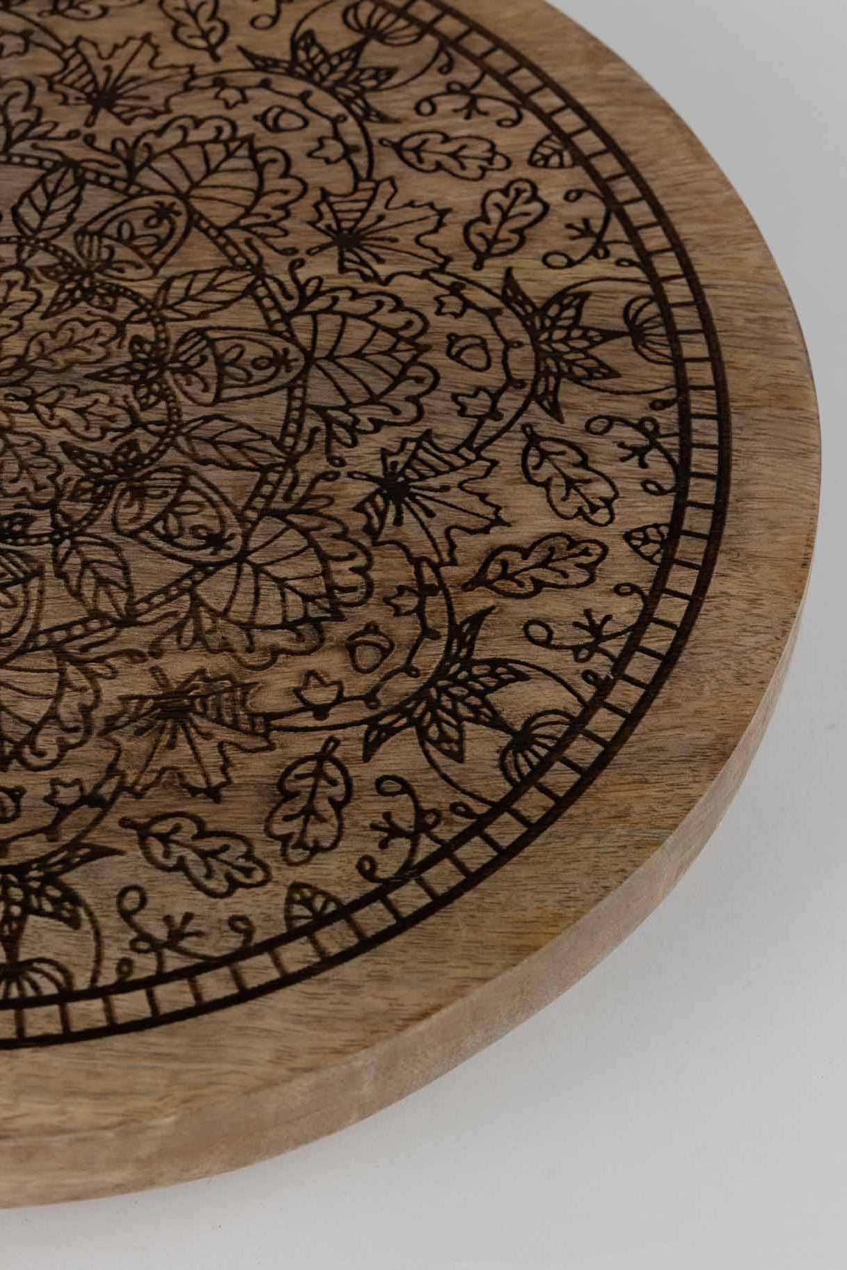 Mandala Wooden Lazy Susan