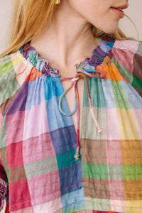 Thumbnail for Harbor Plaid Charlotte Dress