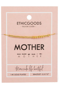 Thumbnail for Mother Morse Code Beaded Bracelet