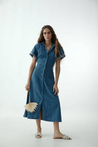 Thumbnail for Cafe Denim Dress