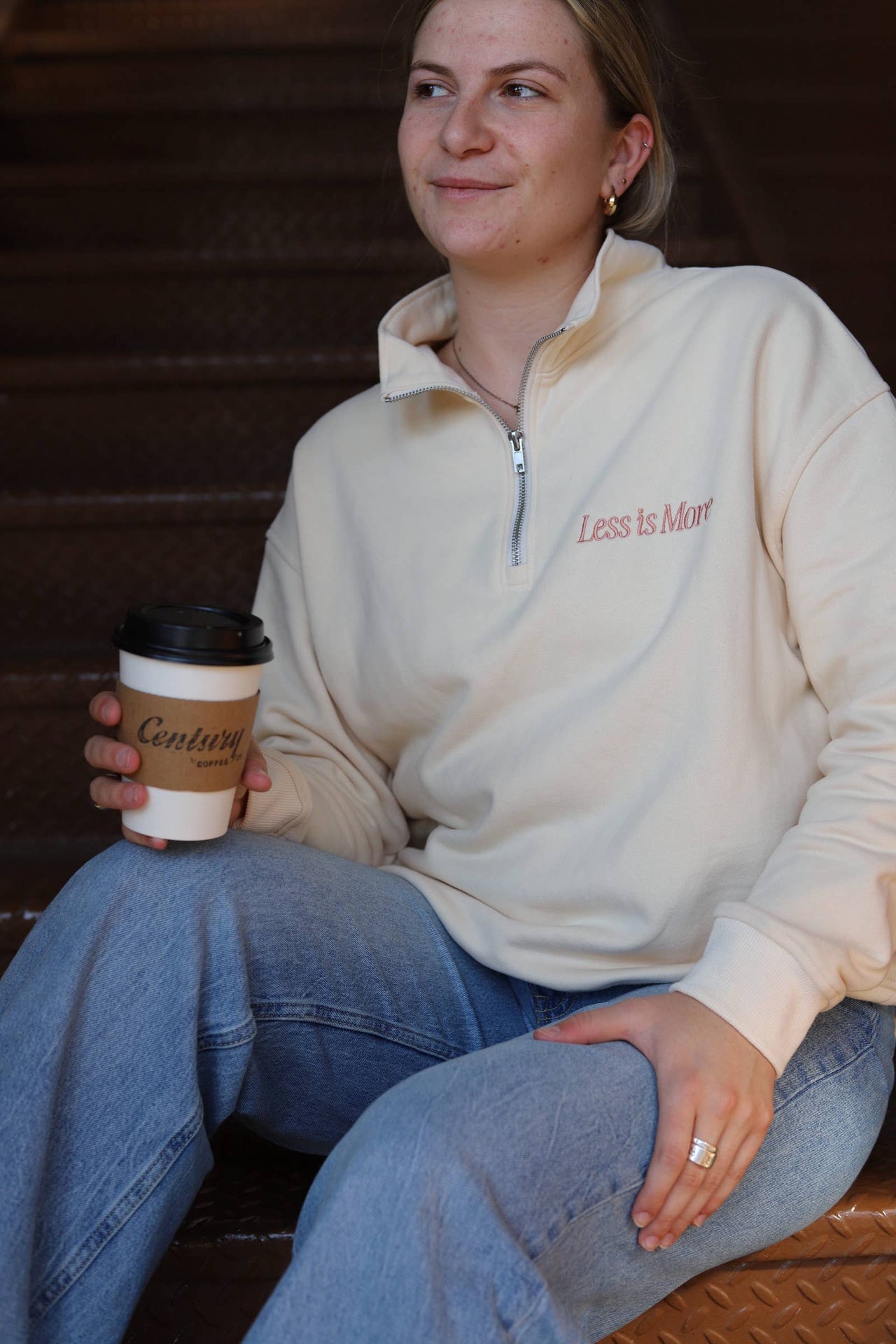 Less is More Quarter Zip Sweatshirt