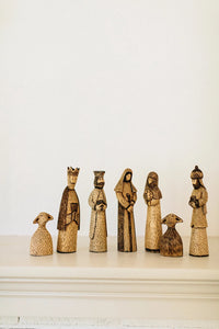 Thumbnail for Hand-Carved Wooden Nativity
