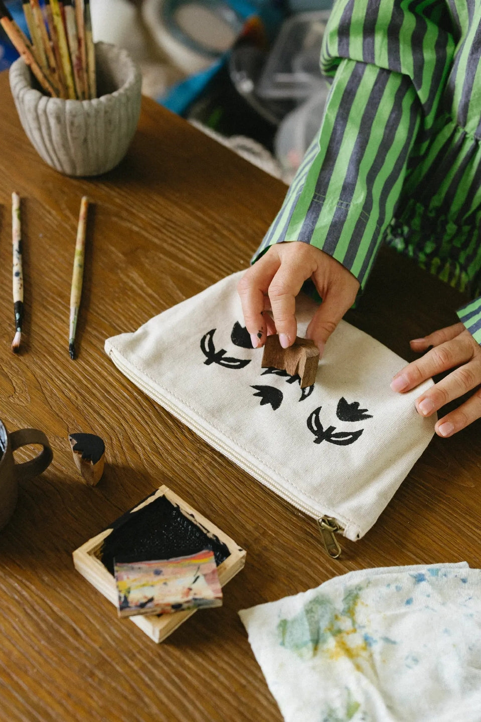 Block Printing Pouch Kits