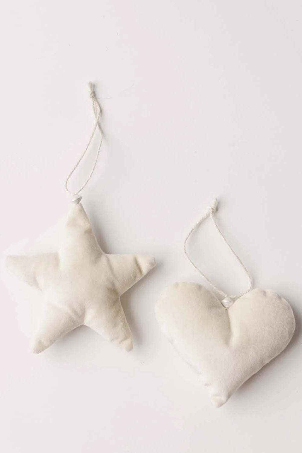 Velvet Star Christmas Ornaments