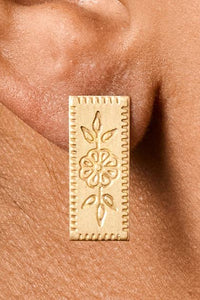 Thumbnail for Arati Flower Bar Post Earrings