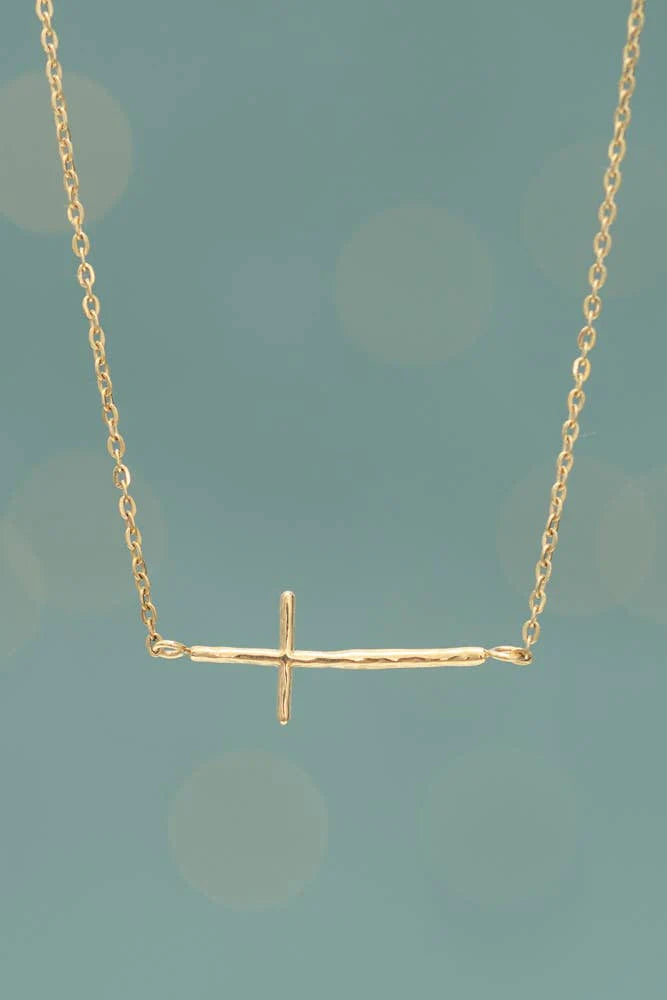 Radiant Cross Necklace