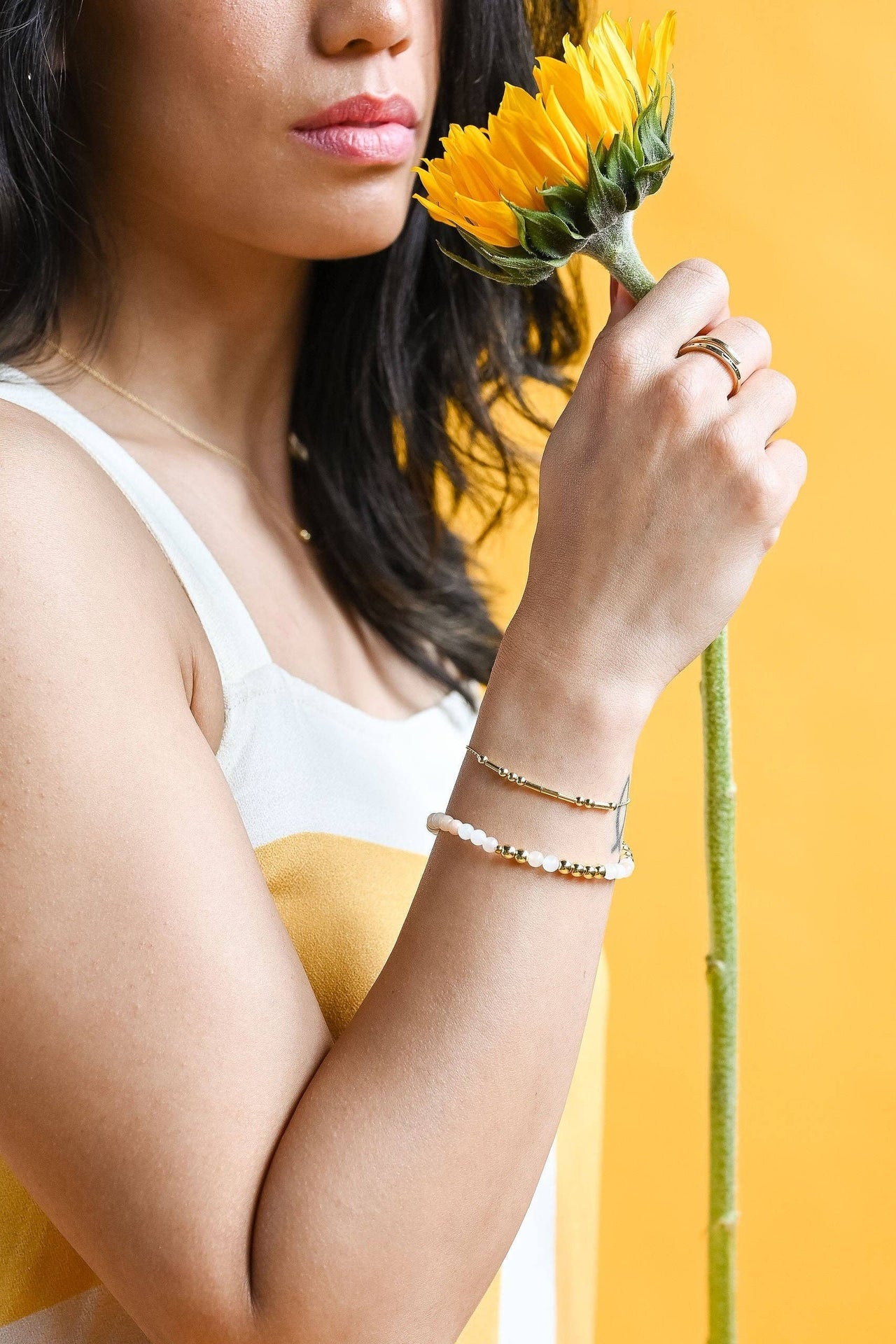 Mother Morse Code Beaded Bracelet