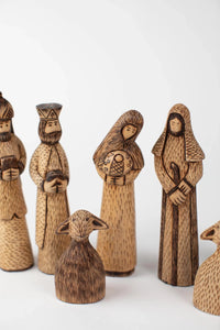 Thumbnail for Hand-Carved Wooden Nativity