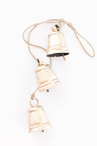Thumbnail for Three Cone Brass Hanging Bells